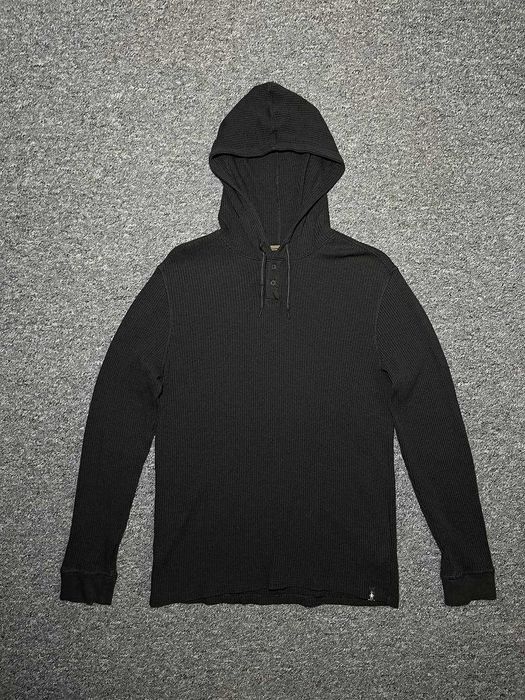 Чоловіче худі SMARTWOOL Waffle Henley Hoodie  UPF 40+ Розмір M/L