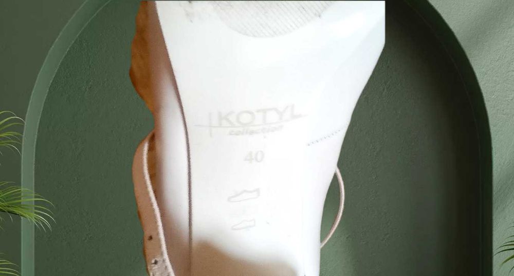 Buty białe ślubne wiązane