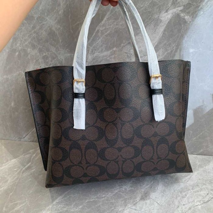 Сумка Coach Mollie tote 25 шкіра