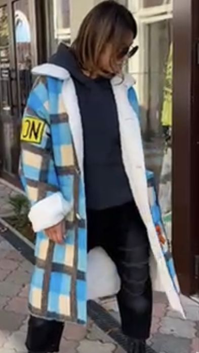 Меховая рубашка-пальто итальянского бренда VDR