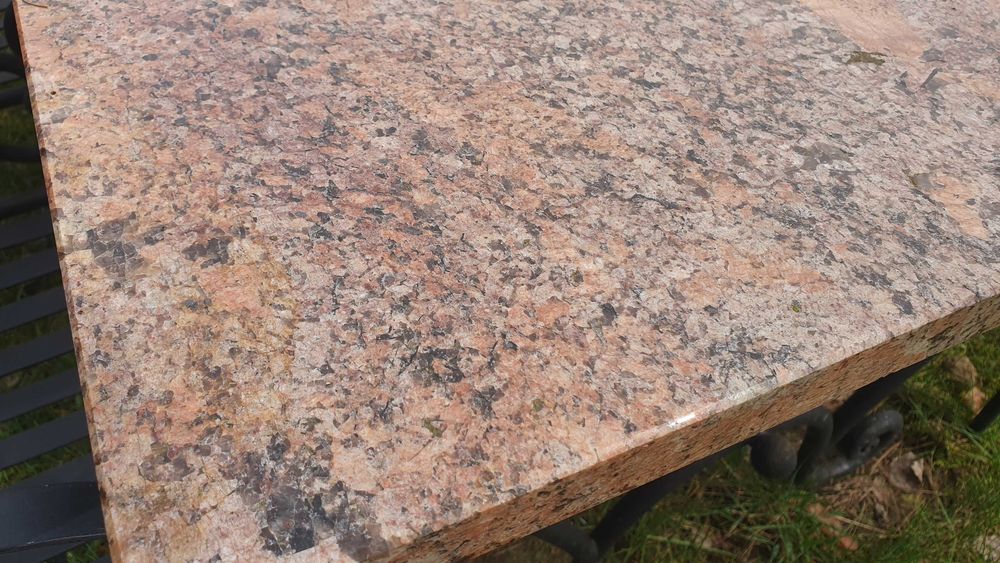 Stół ogrodowy tarasowy kamienny z 4 krzesłami