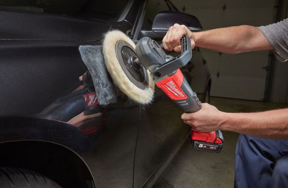 Машина полірувальна кутова акумуляторна MILWAUKEE M18 FAP180-0X, 180мм