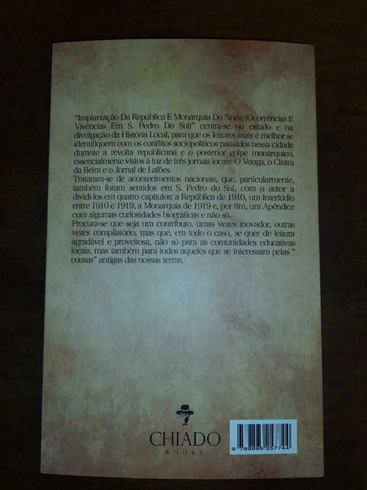Livro de História Local sobre São Pedro do Sul