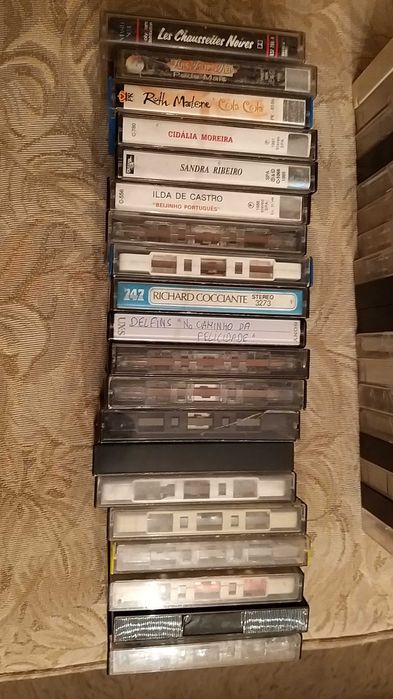 cassetes várias lote de 35 unidades