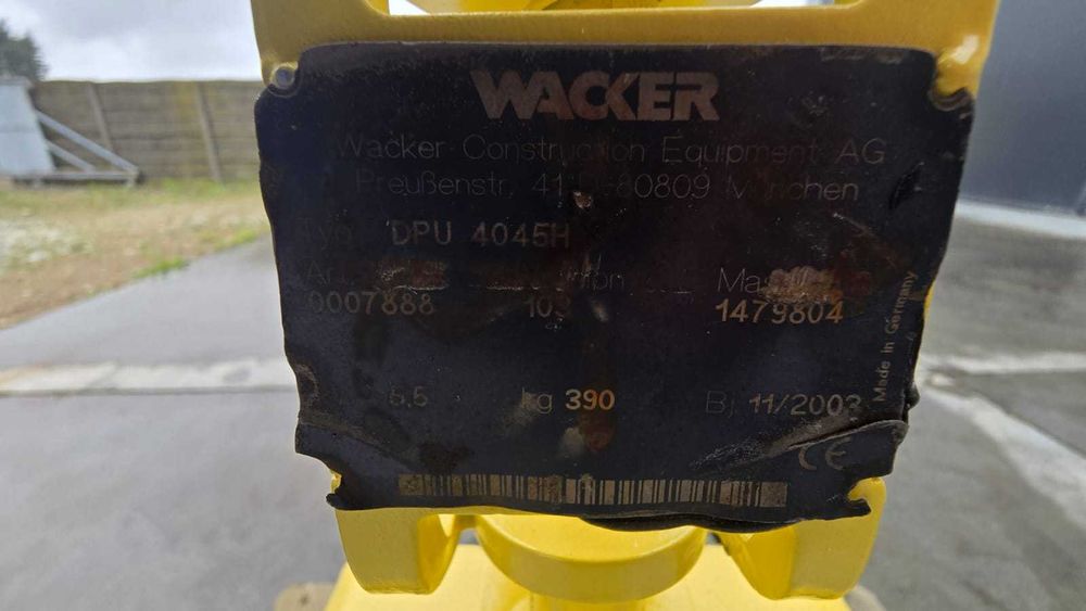 Zagęszczarka Wacker Neuson Dpu 4045 Bomag Weber Ammann Dynapac