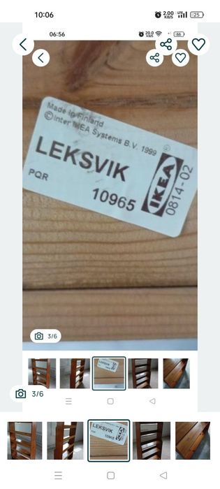 Regał ikea leksvik