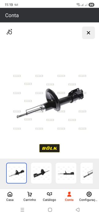 Suspensão dianteira Fiat