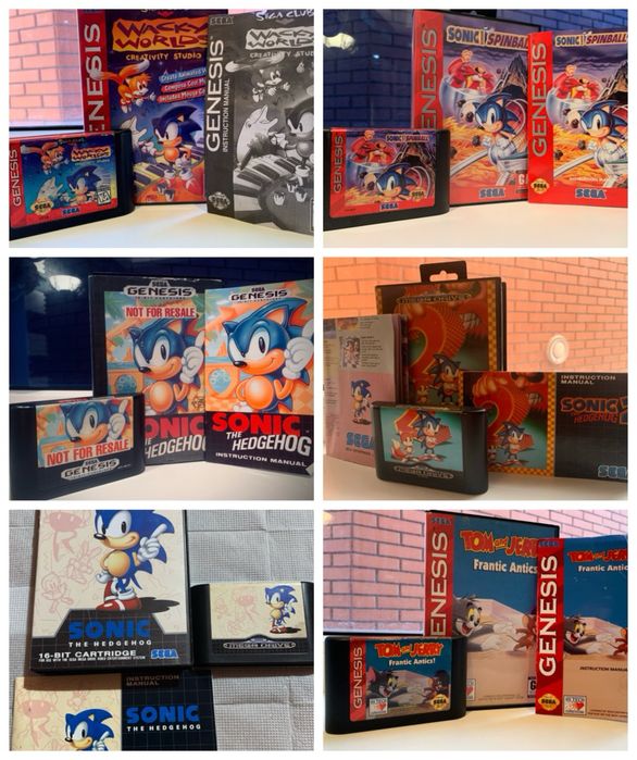 Картриджі Sega (Сега) Ліцензія!много новинок смотрите описание