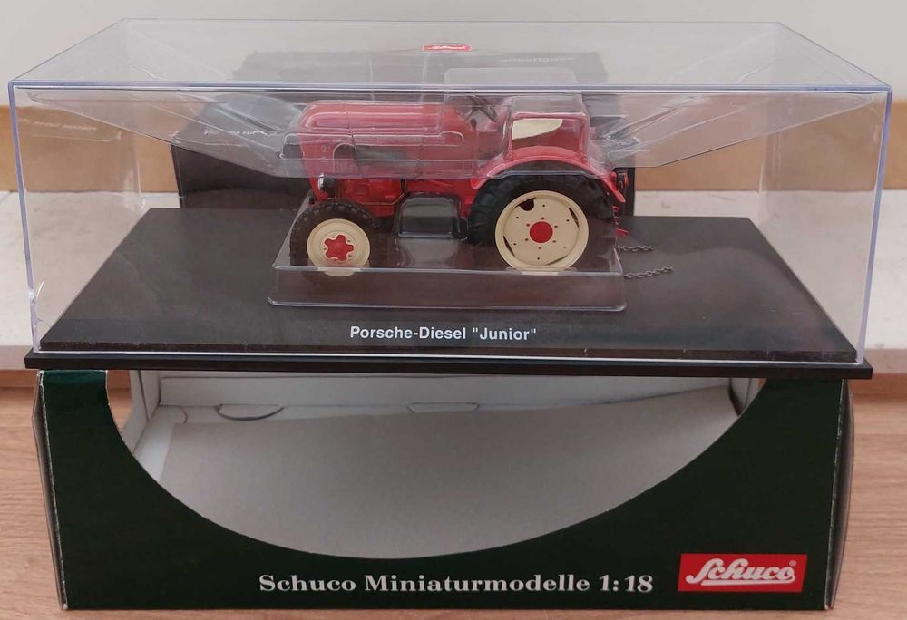 Miniatura Porsche Diesel Junior Tractor Schuco 1:18