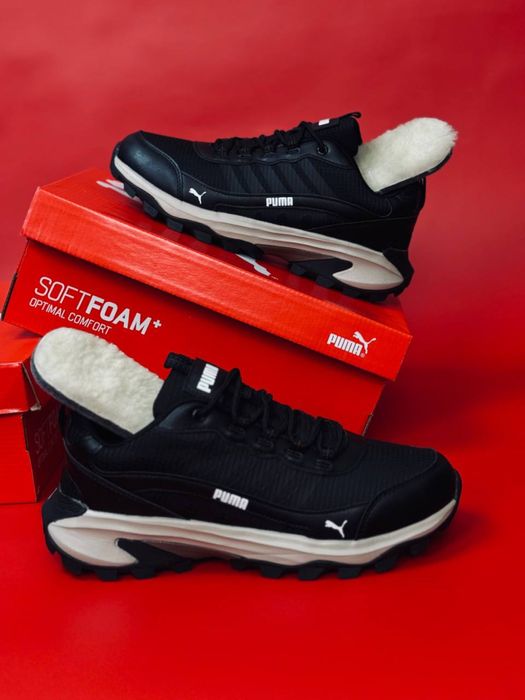 Кроссовки Puma зимние на меху до -21° Гортекс Ватерпроф красовки Пума