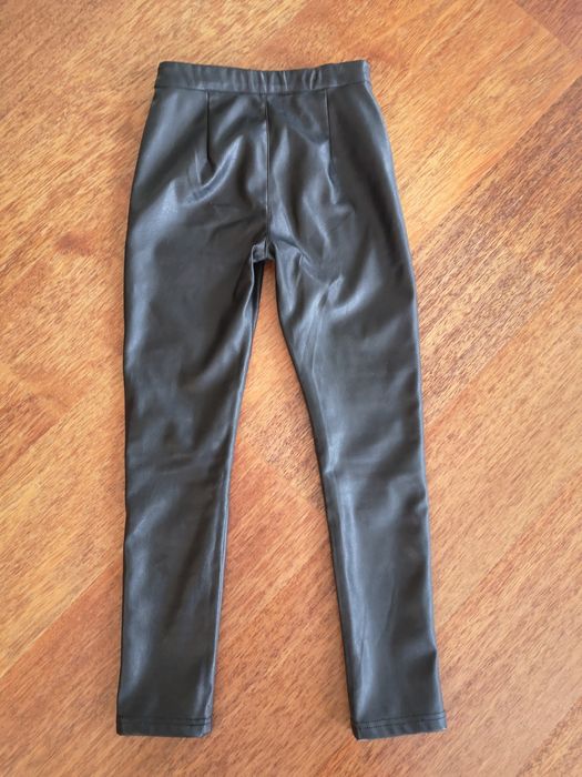 Spodnie jak skóra H&M r. 146.