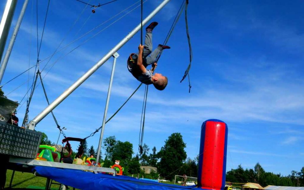 Trampoliny eurobungee eurobungy