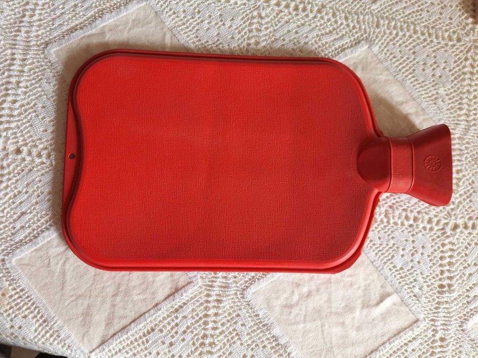 Saco de água quente.