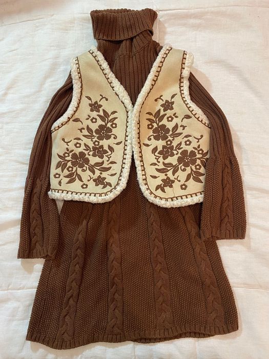 Зимовий одяг для дівчинки 116 розмір