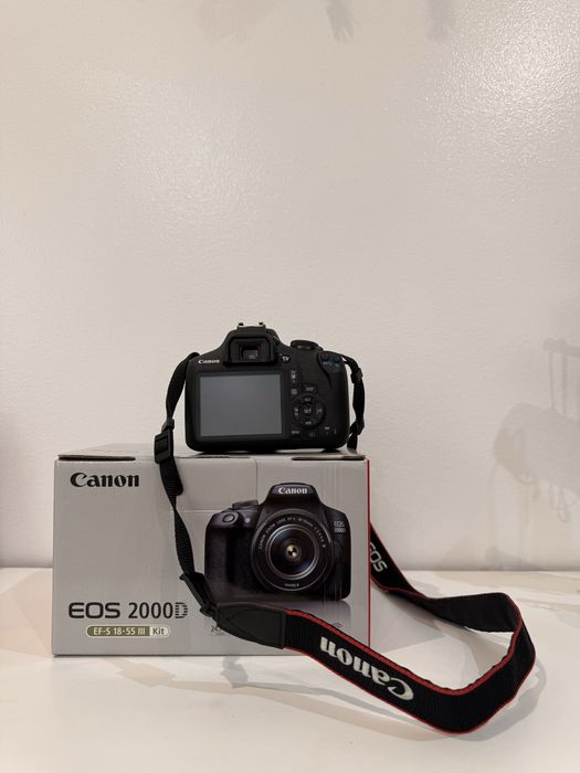 Canon EOS 2000D - Como Nova | Kit Completo