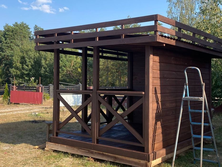 Derevyani vyroby: альтанка беседка тераса пергола літній душ