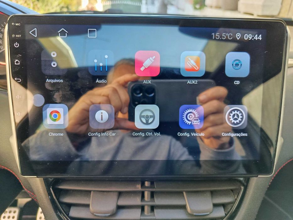 Radio Android 10polegadas 208 2008 com modura