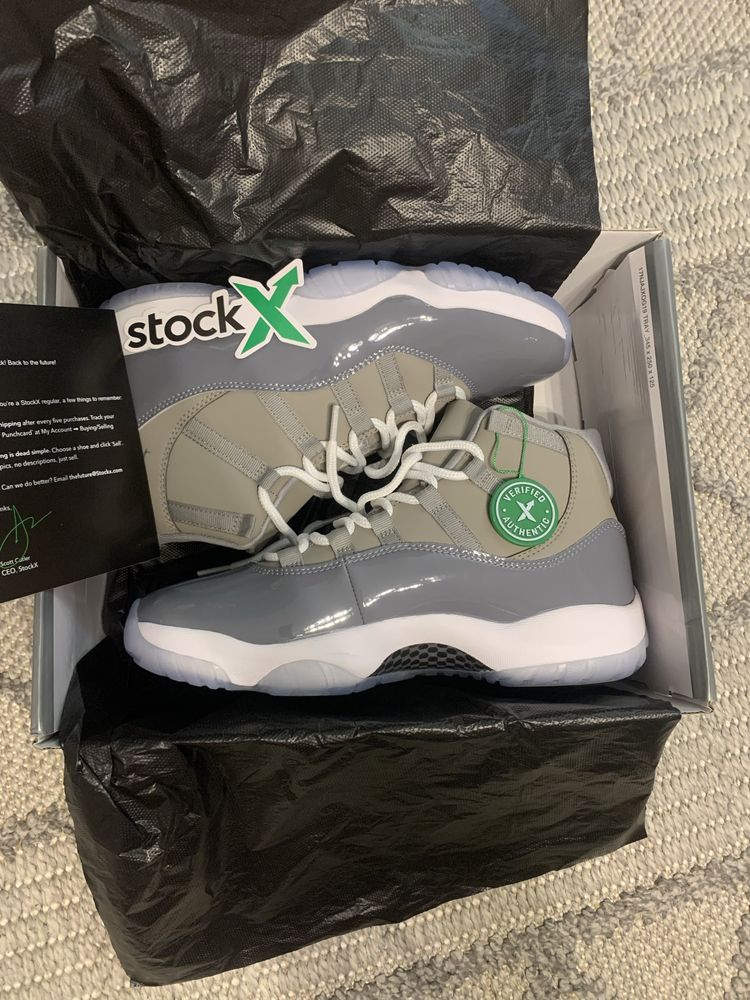Оригінальні кросівки Air Jordan 11 retro сірі джордани 11 5 4 6 aj 11: ...