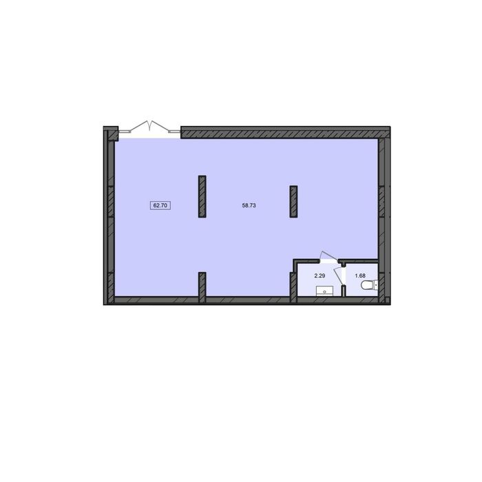 Оренда 63м2 , вул.Клепарівська 15, новобуд,  поряд апарт готель