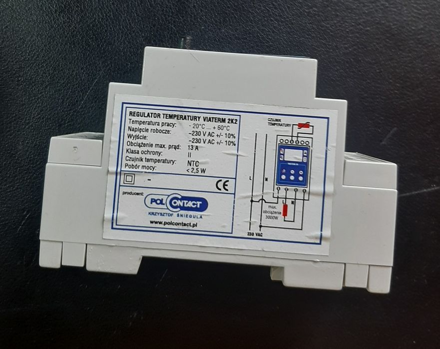 Regulator temperatury Viaterm 2K2