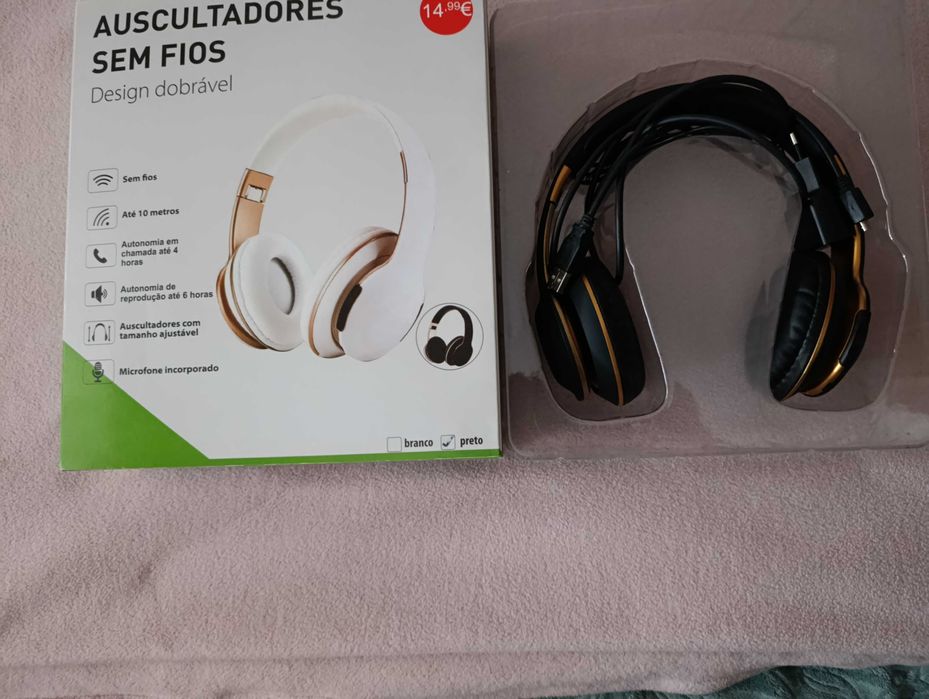 Auscultadores sem fio