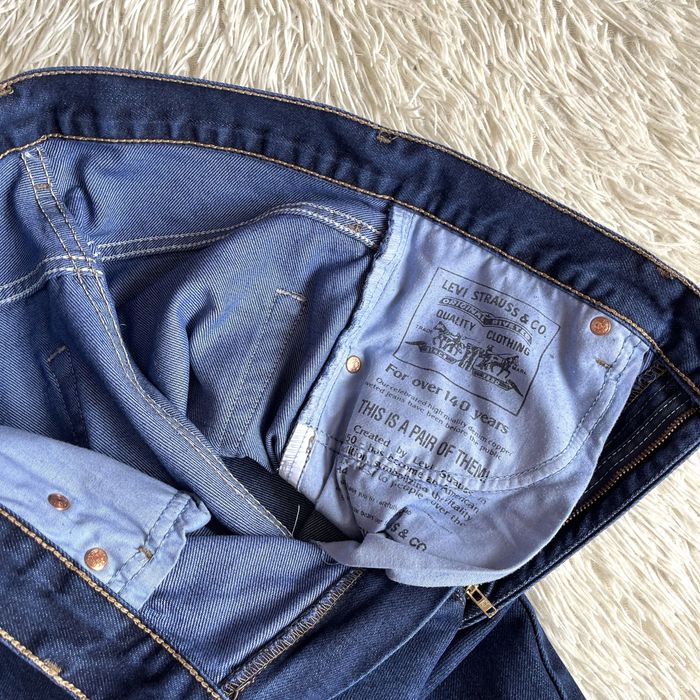 Levis 521 прямі класичні плотні сині вінтажні джинси levi’s 501