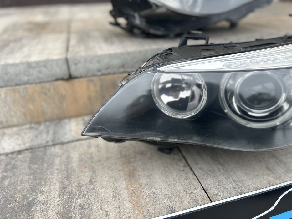 Lampy przod przednie e60 e61 xenon D2S NIESKRETNY  komoletny duzo zdje