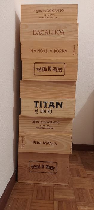 Caixas de Vinho - Madeira