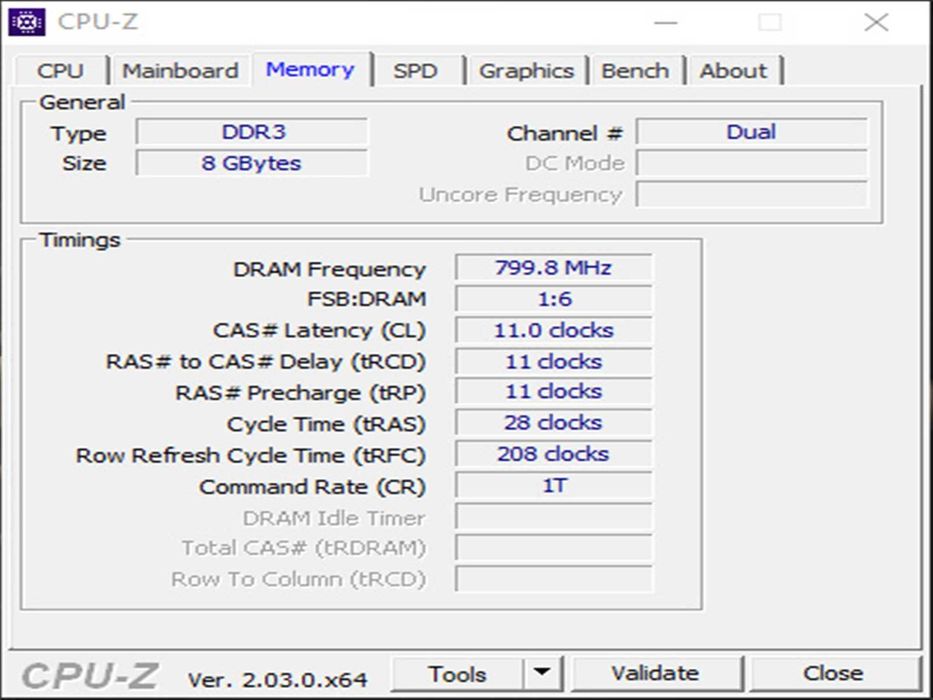DDR3 8GB Samsung 12800 -Komputer