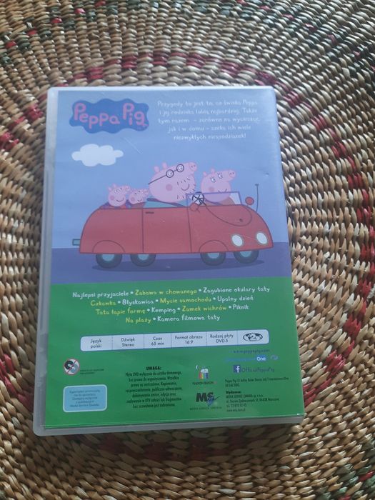 DVD z bajką Peppa - Kamera filmowa taty
