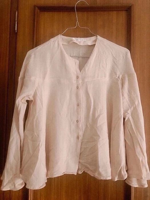 Blusa Rosa com Botões