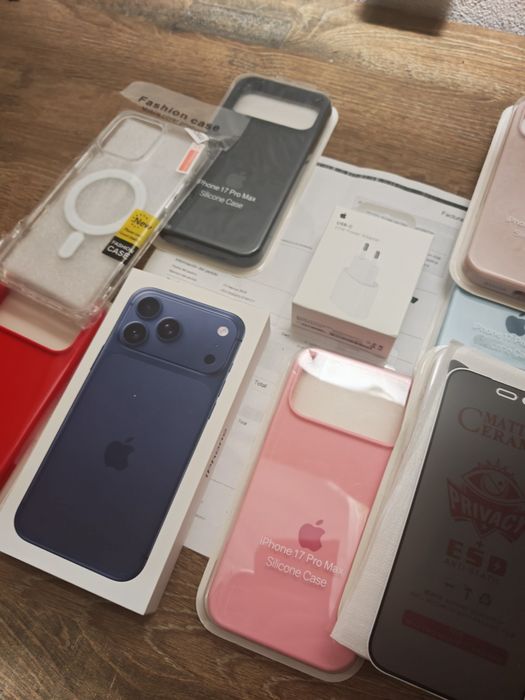 iPhone 17 Pro Max 6.9" 256GB Azul  Selado, C/Garantia Aceito Reto