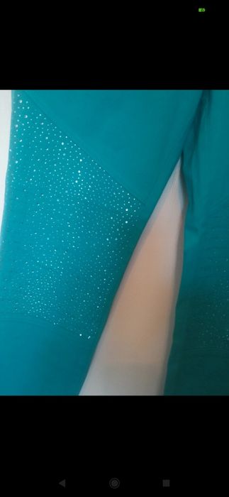 Spodnie damskie turkus 42/xl nowe