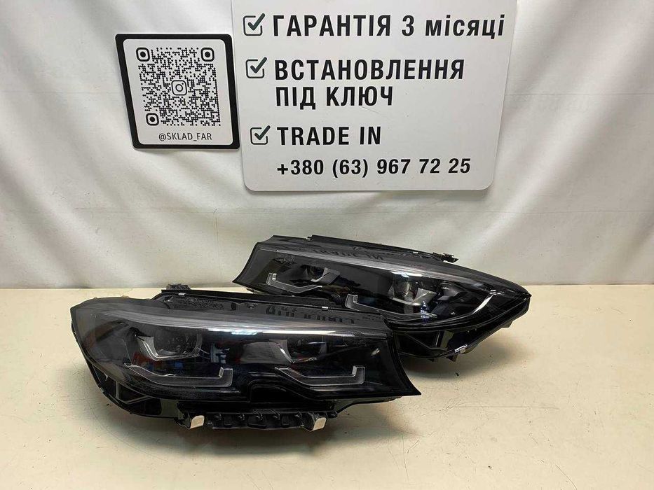 фара фари оптика BMW 3 G20 G21 Shadow adaptive led EU бмв 3 г20 лед бу