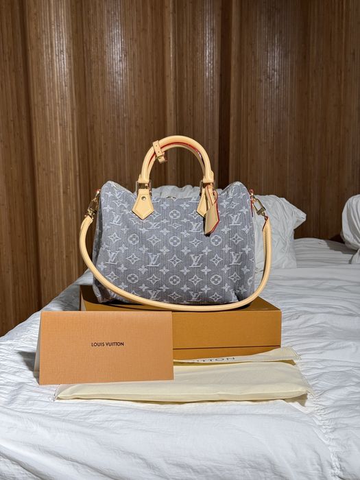 Torba Louis Vuitton speedy denim 30