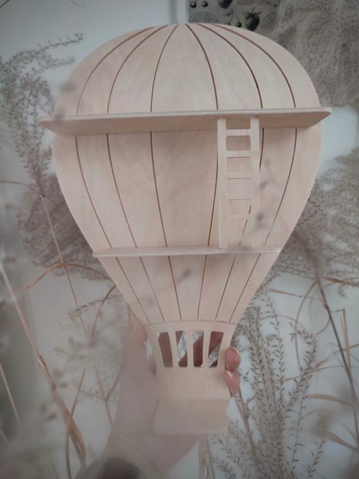Półka dekoracyjna Balon na ścianę ze sklejki
