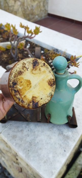 Galheteiro cerâmica antigo USA