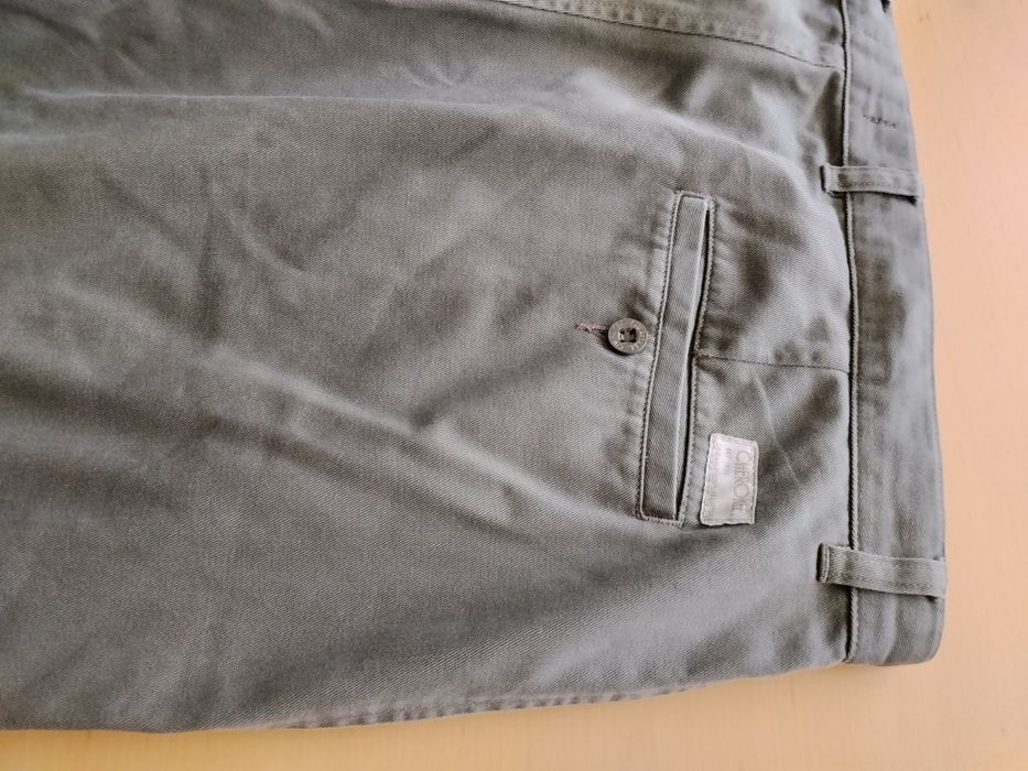 Spodnie męskie letnie pas 110cm bawełna