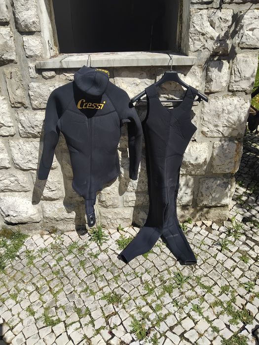 Fato cressi caça submarina