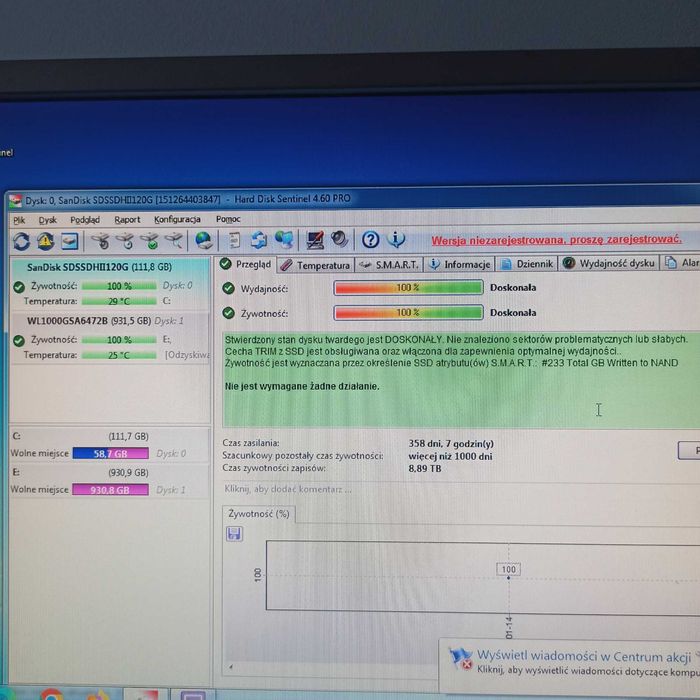 Sprawny komputer: Intel i5-3450 4x3,1GHz/RAM8/SSD120+HDD1000