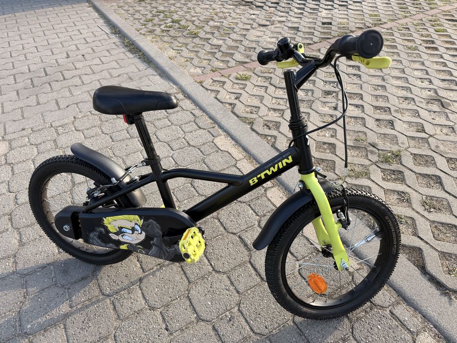Rowerek dziecięcy Btwin Dark Hero 500 | 16 cali | Stan Bardzo Dobry