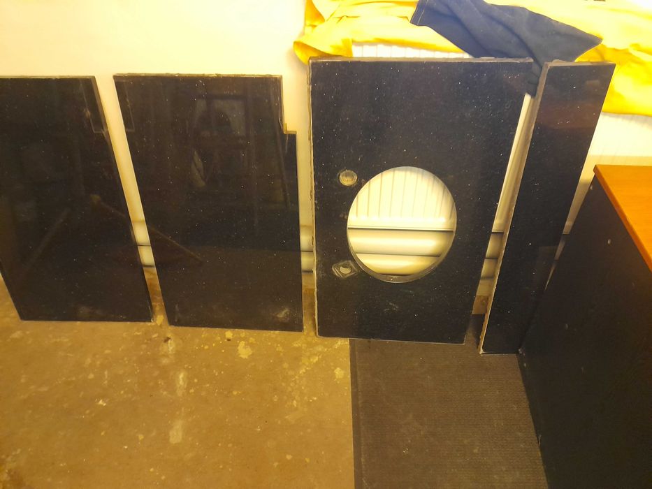 Blat pod umywalkę marmur