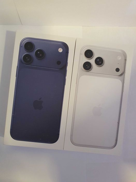 Iphone 17 pro max 256gb niebieski, srebrny nowy