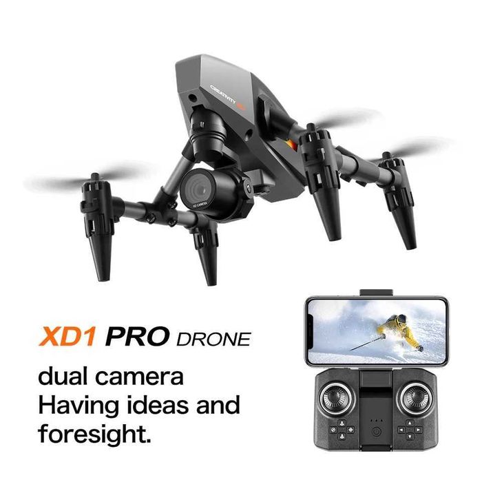 Dron XD1 PRO 2 kamery 3 baterie w komplecie