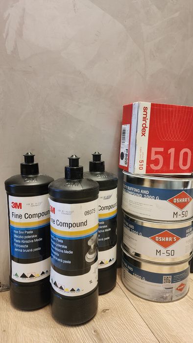 Полировальная паста м 50 Oscar's 1л,полировальная паста  3 М  абразивная,круги Smirdex Шлифовальные
