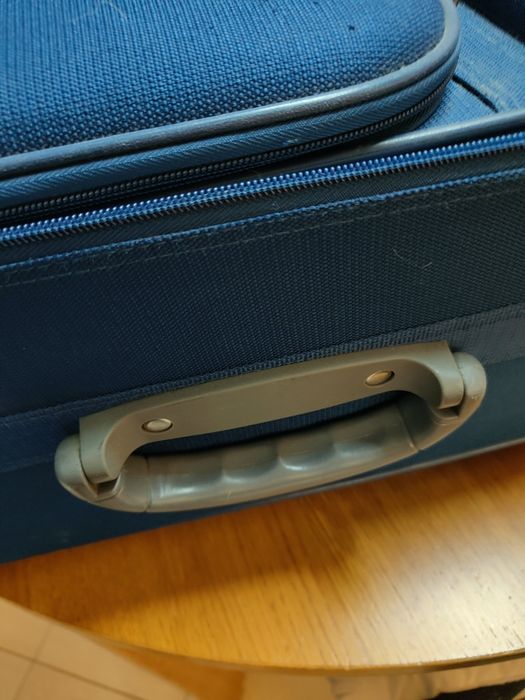 Mala viagem BENETTON | Azul marinho | Bom estado