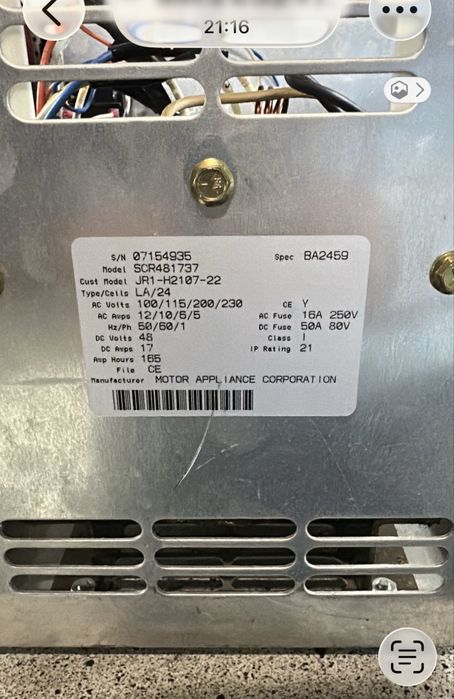 Carregador carro de golf yamaha 48V 17amp