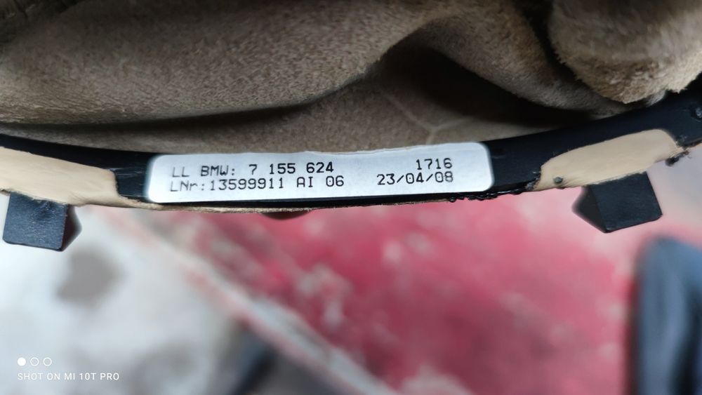 BMW E90 E91 rączka ręcznego,mieszek