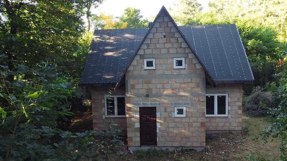 Dom w stanie surowym zamkniętym Stare Bosewo Długosiodło Wyszków