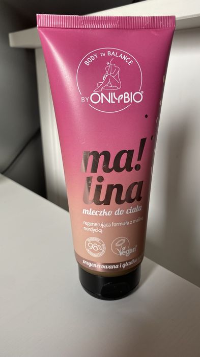 Balsam mleczko do ciała onlybio malina